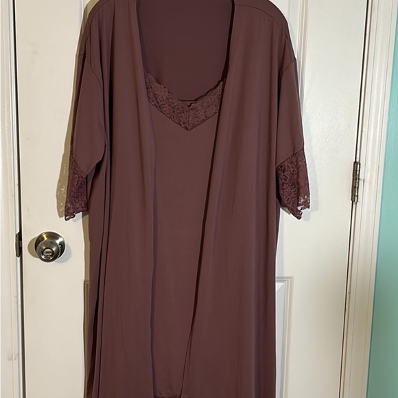 SHEIN Purple Elegant Robe Set - Picture 1 of 6
